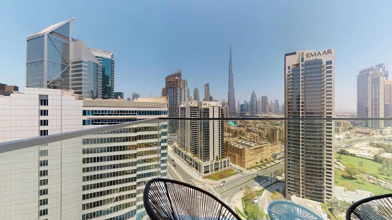 Primestay - Marquise Square 1Br In Business Bay, Burj Khalifa View Dubai