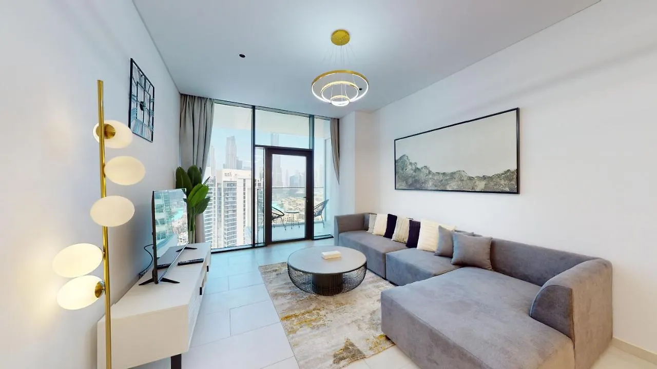 Primestay - Marquise Square 1Br In Business Bay, Burj Khalifa View Dubai